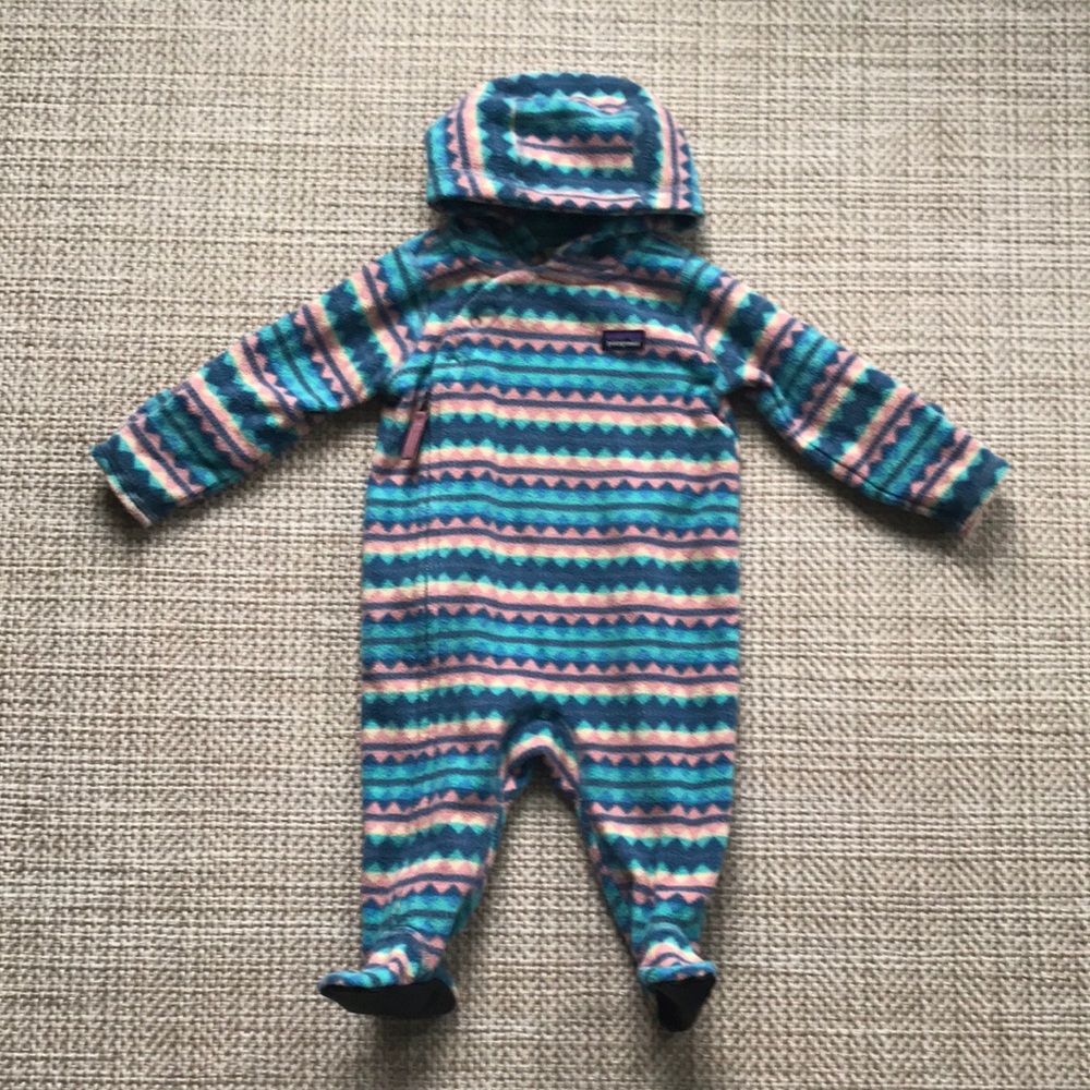 Patagonia Micro Fleece Bunting (size 3-6m)